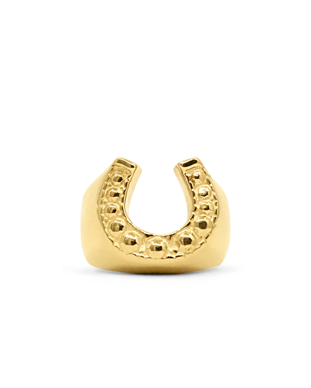 Horseshoe Ring - 14k Solid Gold | Independent Goods
