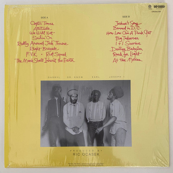 Bad Brains – Rock For Light | Independent Goods