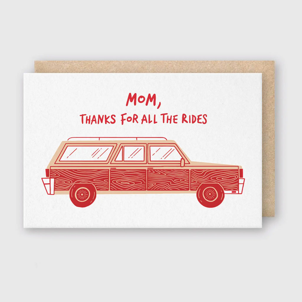 Mom Thanks For All the Rides