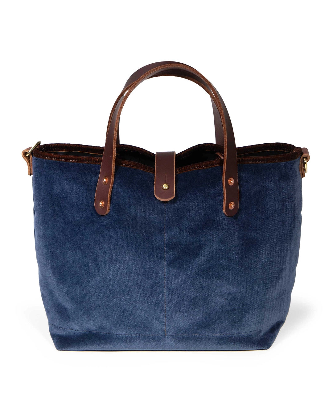 Luxe Velvet Mini Tote - Cadet Blue | Independent Goods