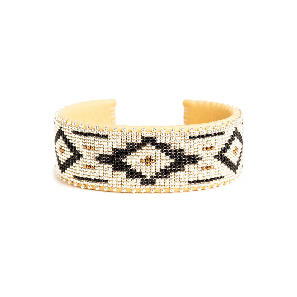 Zaylee Hand Beaded Cuff