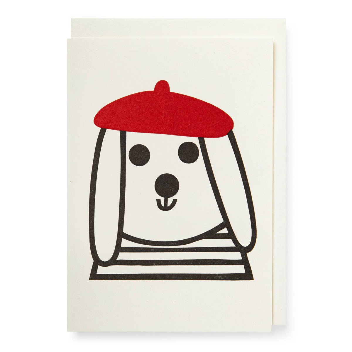 Dog in Beret Note Cards (5-pack) | Independent Goods