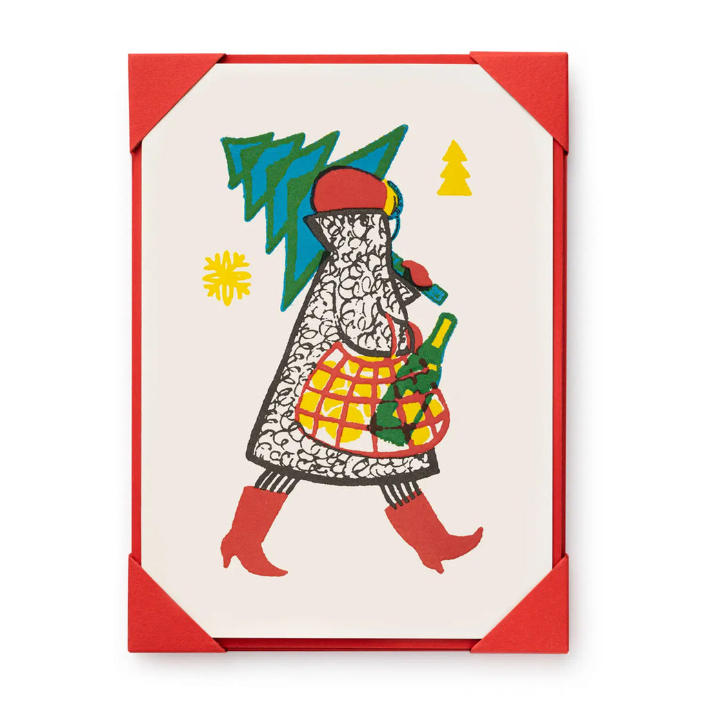 Festive Lady | Set of 5 Cards