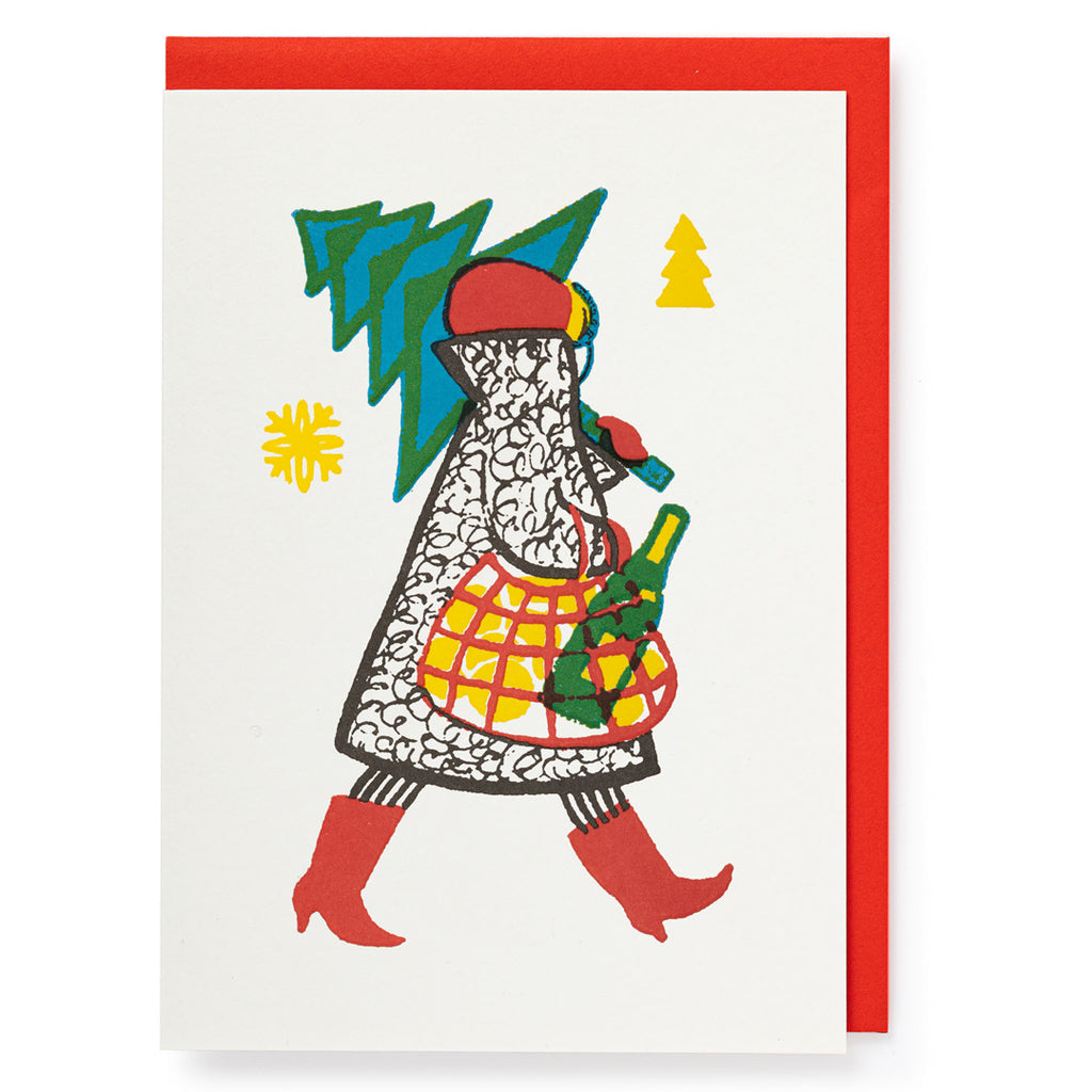 Festive Lady | Set of 5 Cards