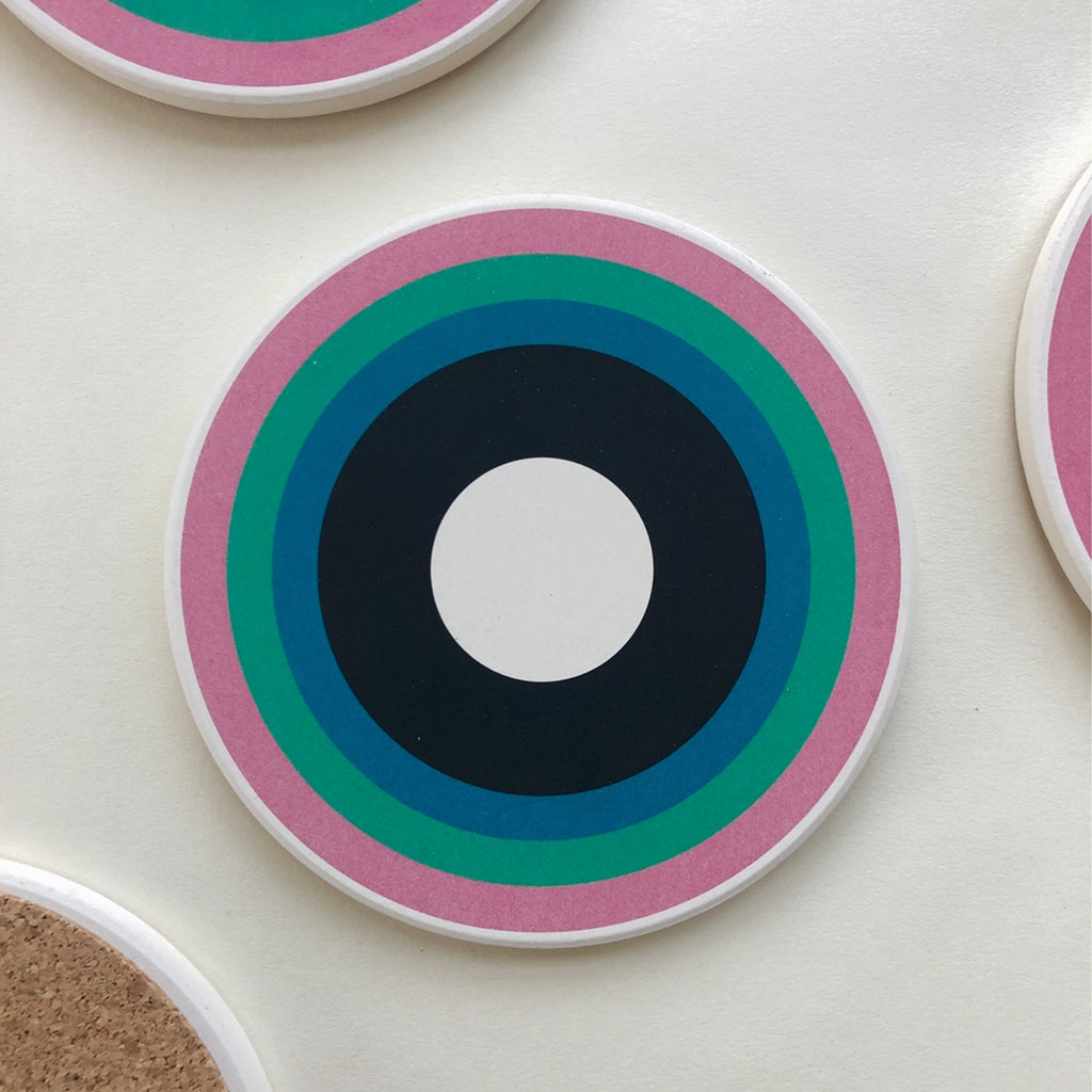 Orbit Absorbent Ceramic Coasters | Set of 4