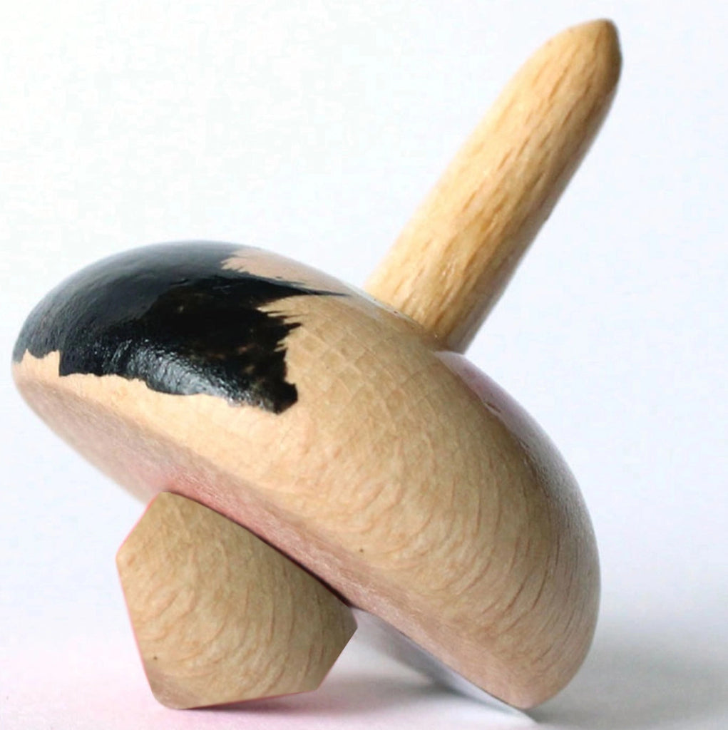 Trottola in legno artigianale cm 8 decorata a mano - Bambini - Gioc Trottola in legno artigianale cm 8 decorata a mano - Bambini - Gioc