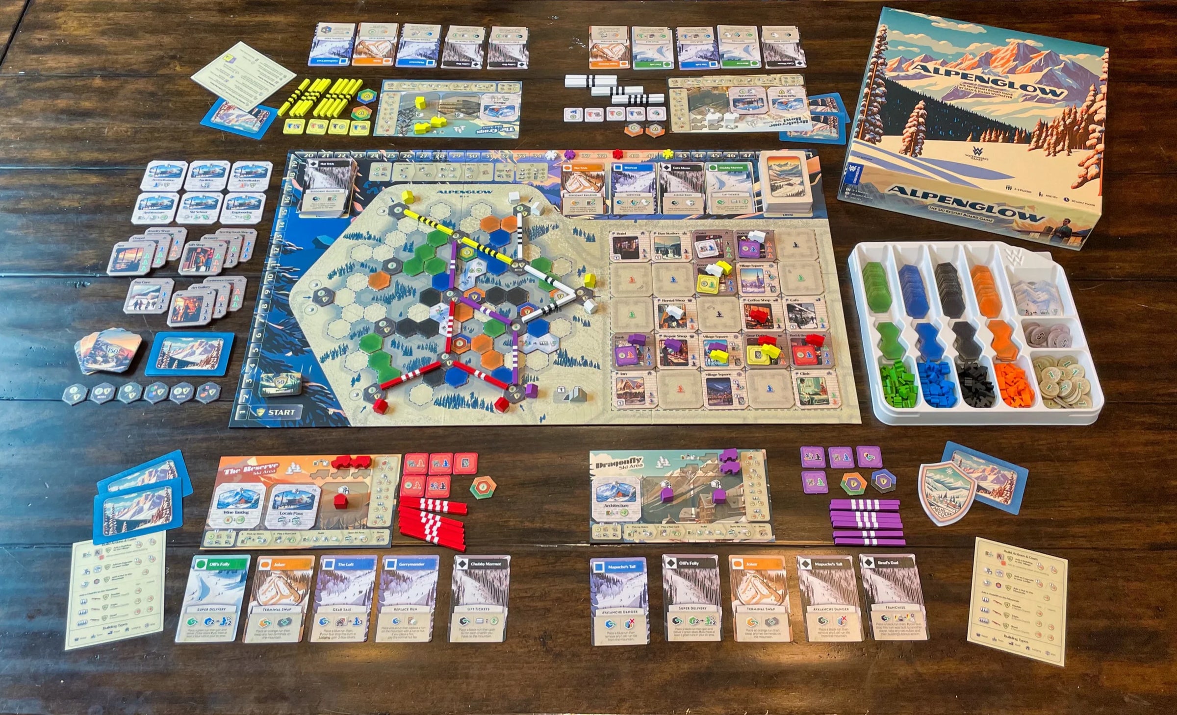 Alpenglow: The Ski Resort Board Game | Independent Goods