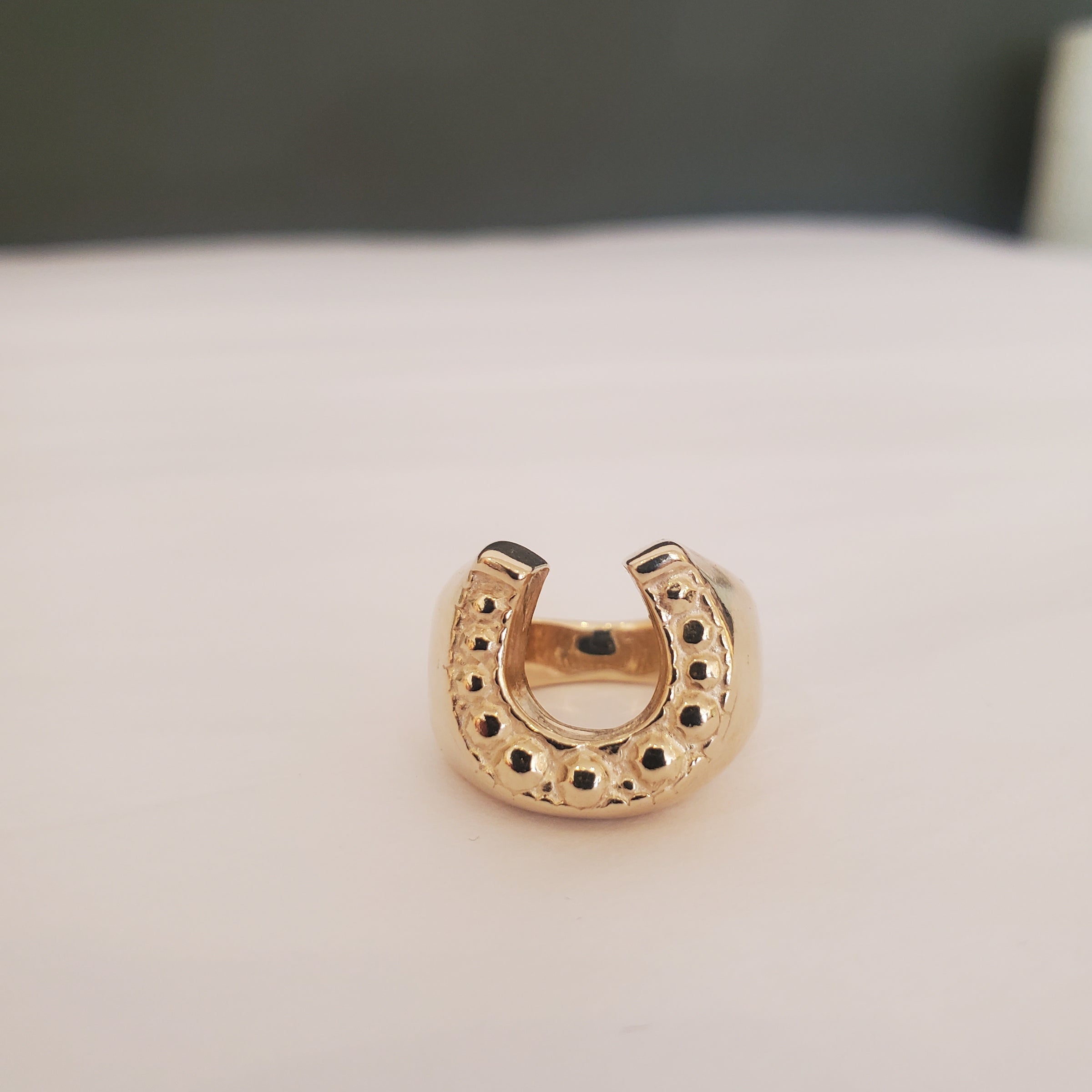 Horseshoe Ring - 14k Solid Gold | Independent Goods