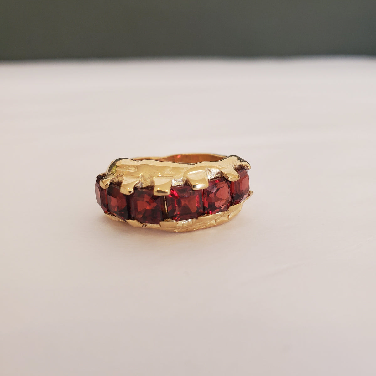 Glacier Ring - Red Garnet | Independent Goods