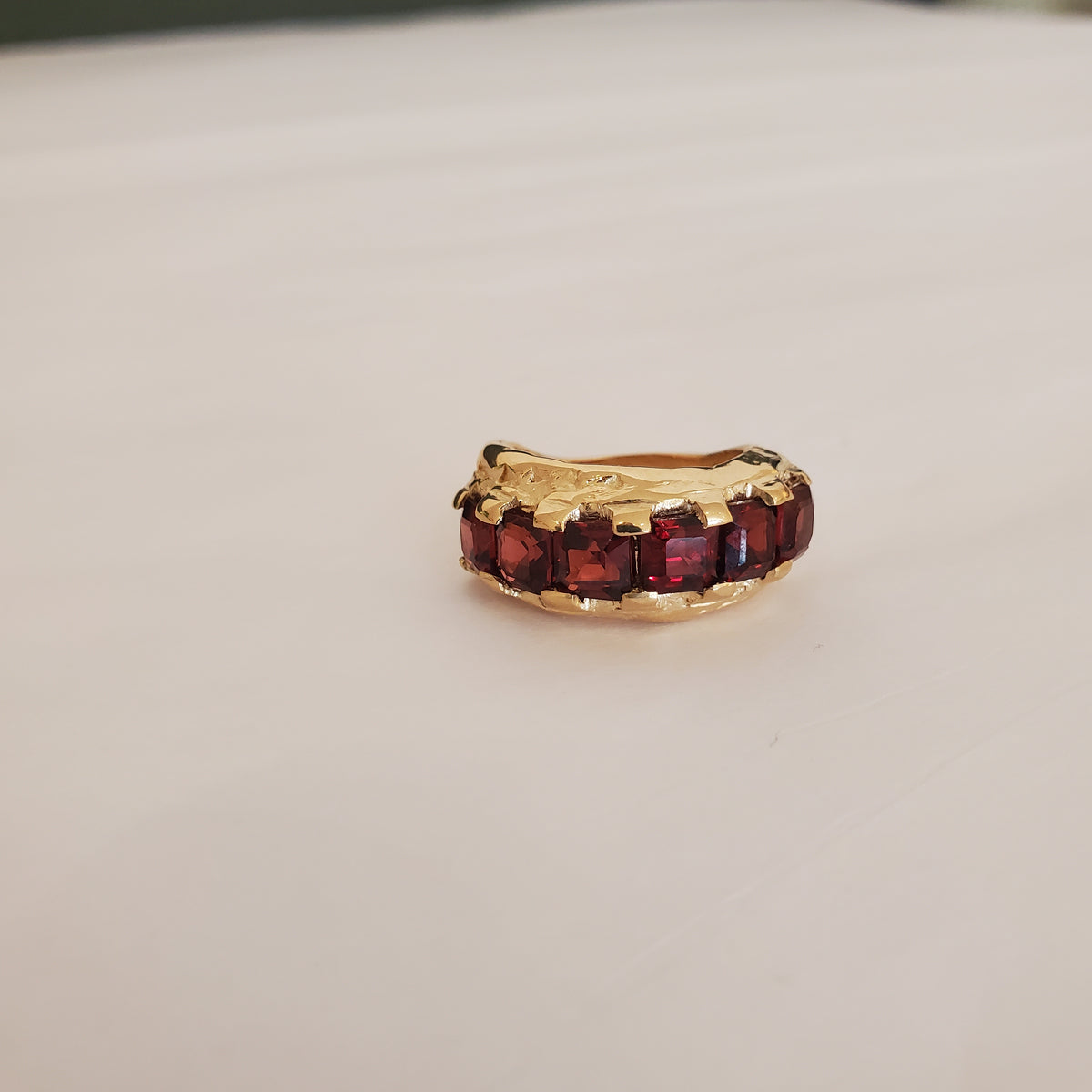 Glacier Ring - Red Garnet | Independent Goods
