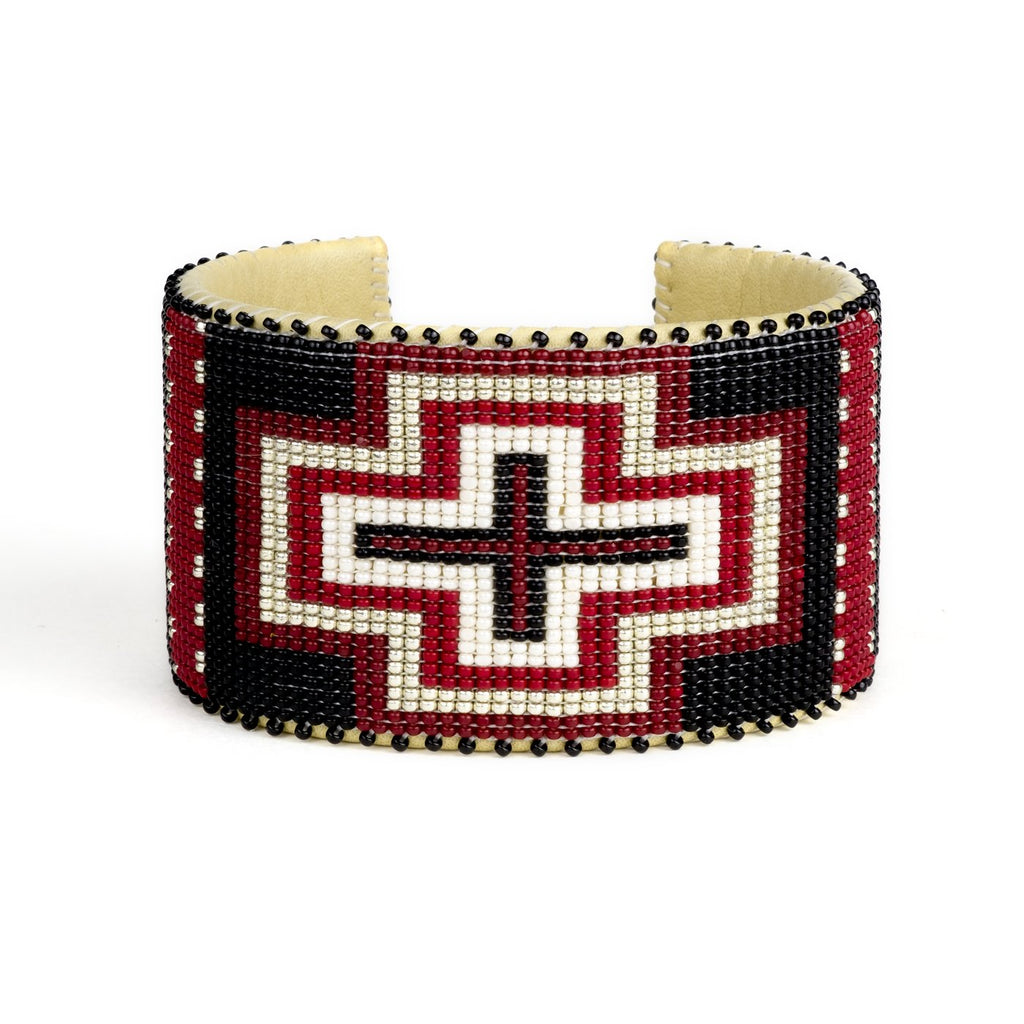 Priscilla Hand-Beaded Cuff