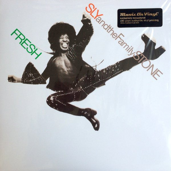 洋楽 Sly & The Family Stone.    Vinyl.  org Sly and the Family Stone Fresh LP (Neon Orange Vinyl)