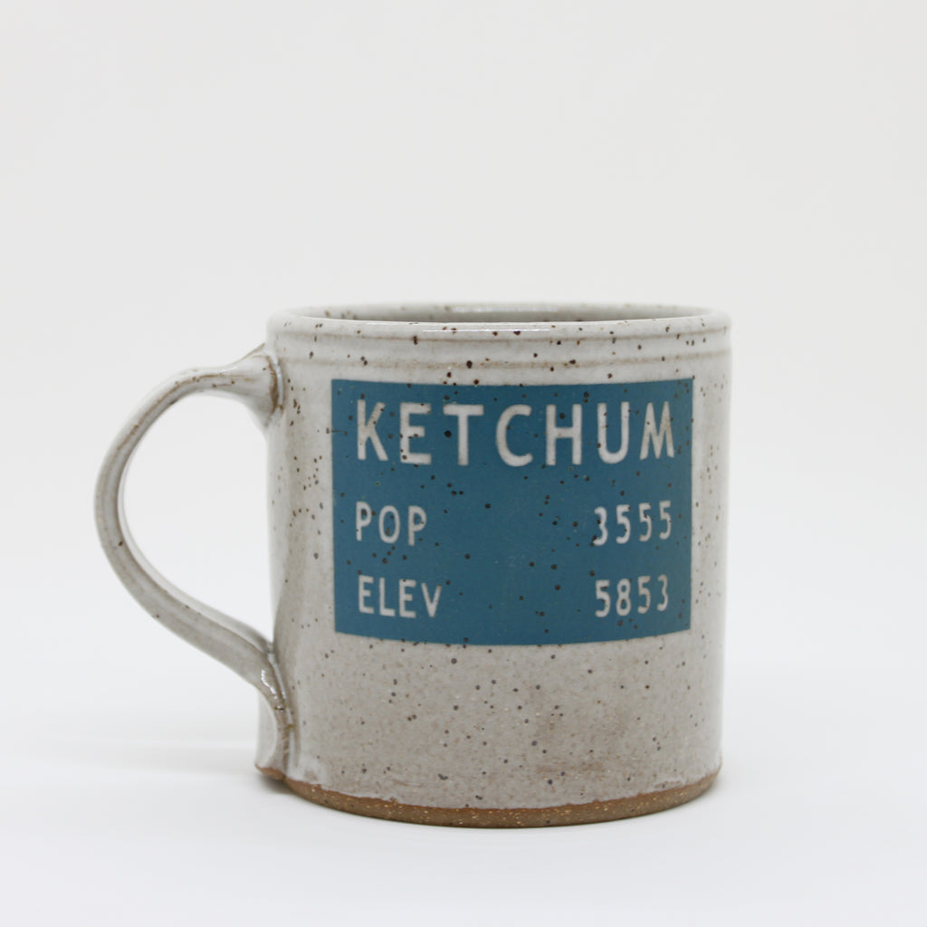 Ketchum Population + Elevation Mug