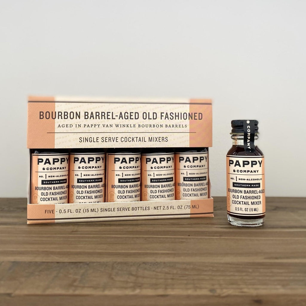 Pappy Van Winkle Bourbon Barrel-Aged Old Fashioned Mix: Single Serve 5-Pack